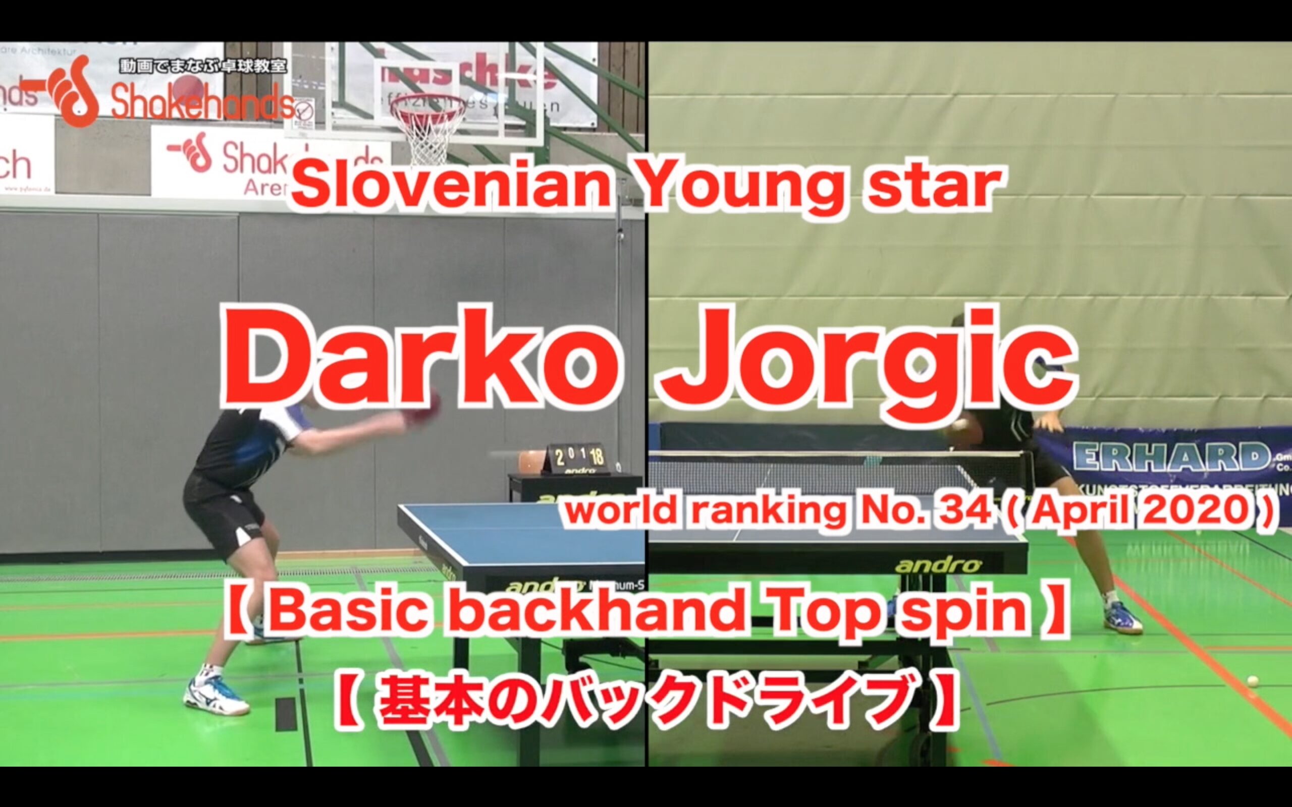 Backhand top spin
