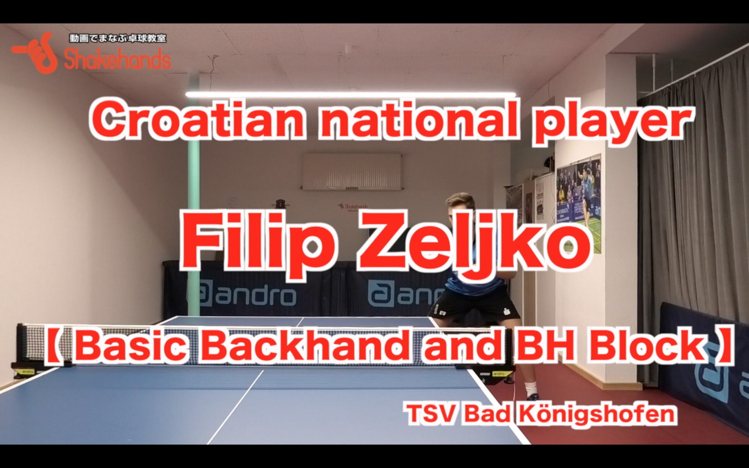 Basic backhand and BH Block