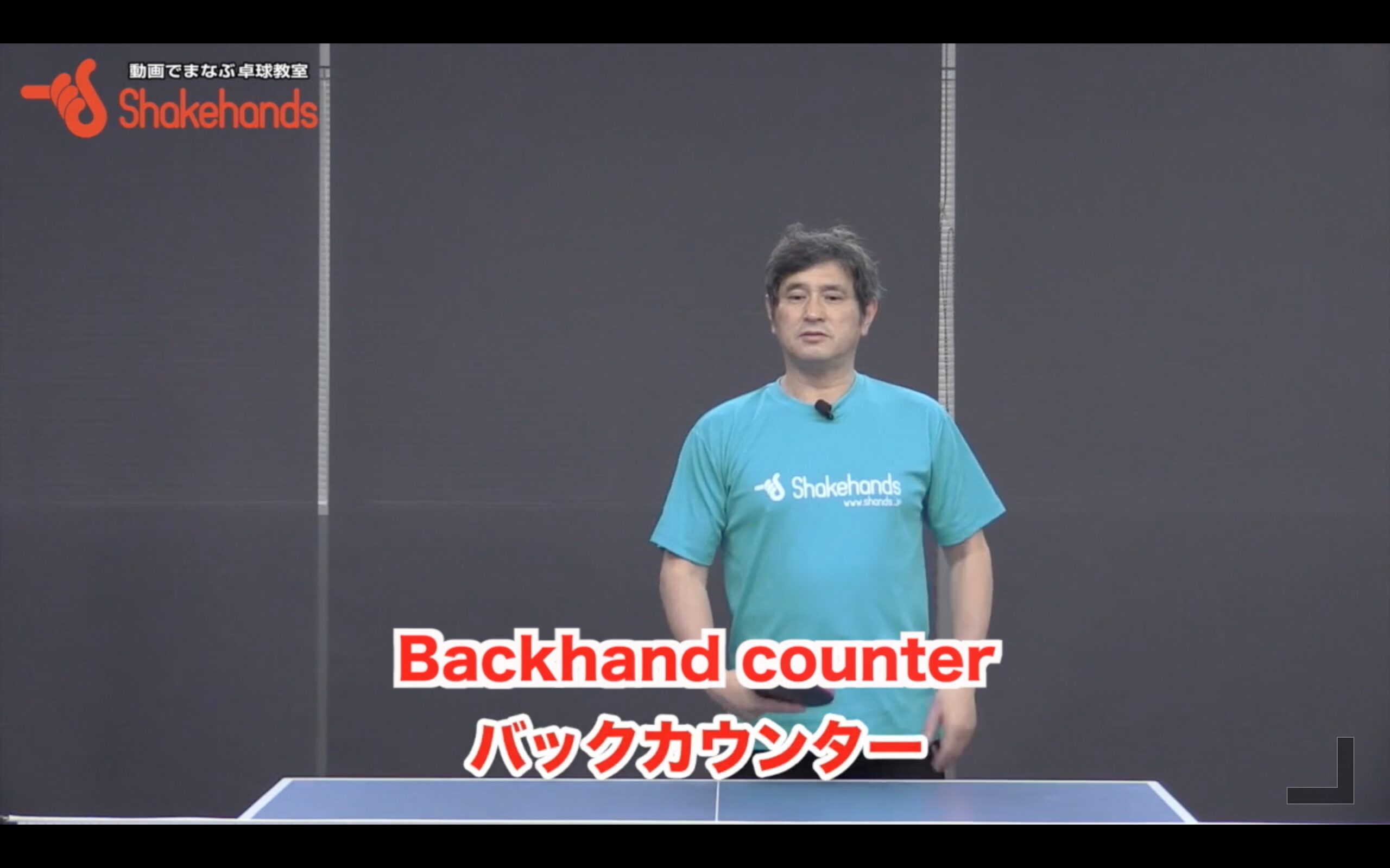 Backhand counter